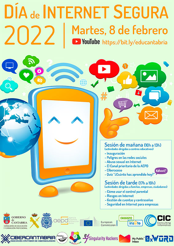 Cartel Día de Internet Segura 2022